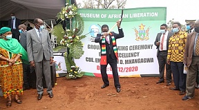 On the Museum of African Liberation groundbreaking ceremony On the Museum of African Liberation groundbreaking ceremony
