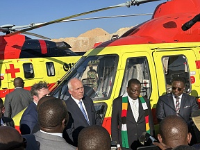 Air ambulance roll out continues . . . Vic Falls personnel complete training