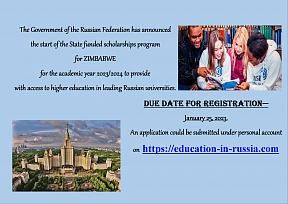 Scholarships for Zimbabwe Scholarships for Zimbabwe