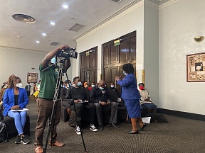 Seeing off Zim students to study in Russia