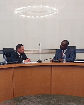 Russian Ambassador meets President of the Pan-African Parliament