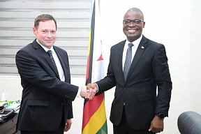 The Russian Ambassador meets the Minister of Foreign Affairs and International Trade of the Republic of Zimbabwe
