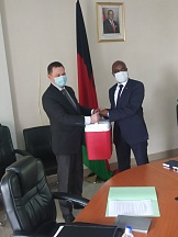On the meeting with Hon. E. Mkaka M.P., Malawian Minister of Foreign Affairs and International Cooperation